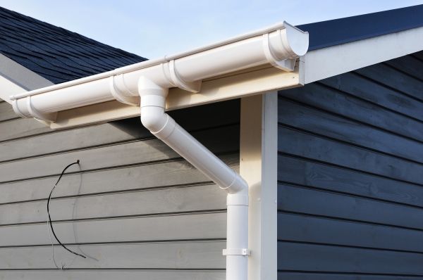 PVC Rain Gutter Installation in Los Gatos