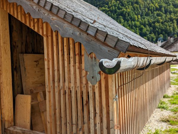 Wood Gutter Installation in Los Gatos