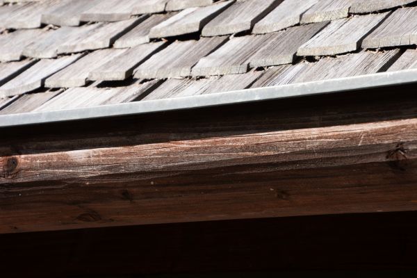 Wood Rain Gutter Installation in Los Gatos